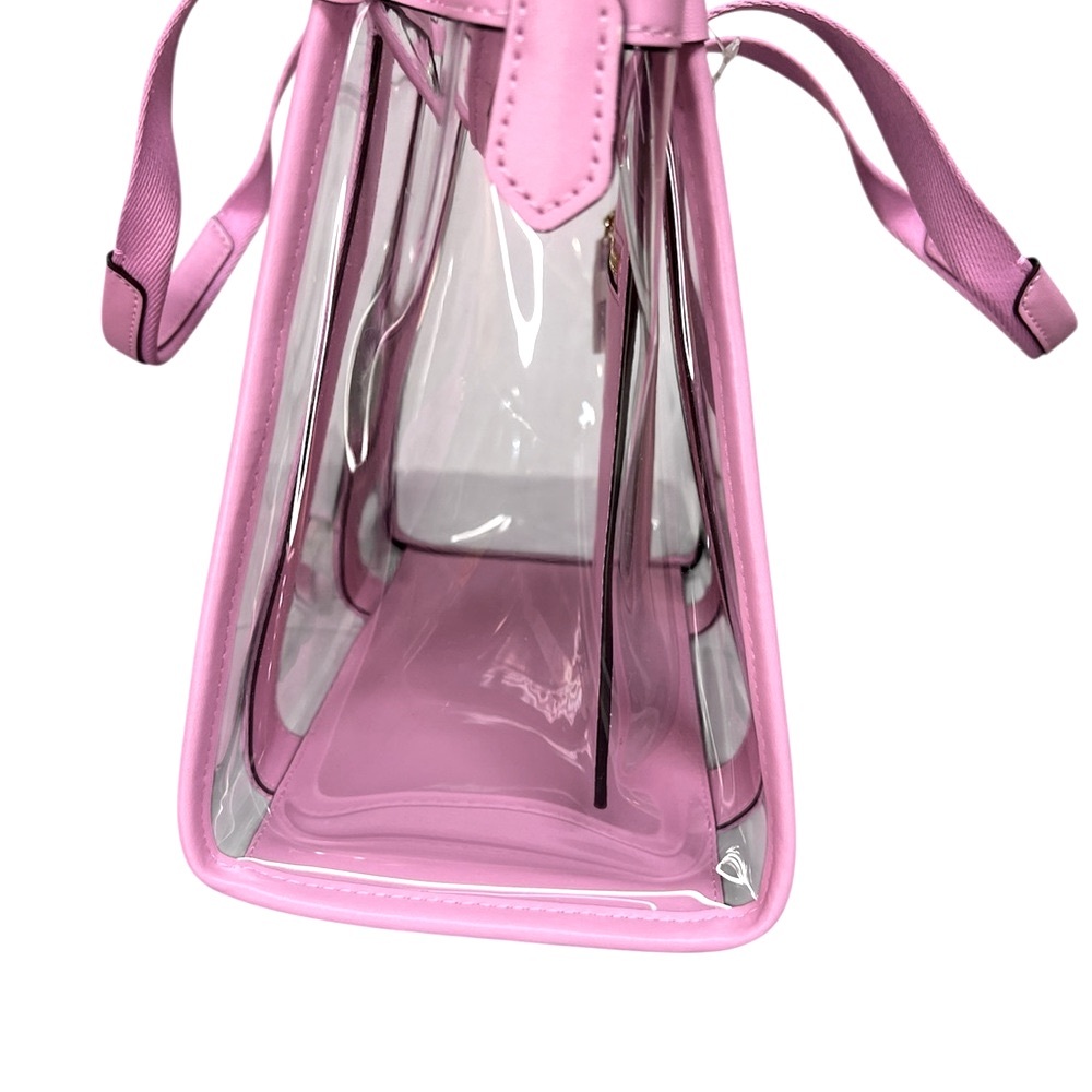 New Kate Spade Surf Pink Kip Clear Small Tote. - Picture 6 of 6